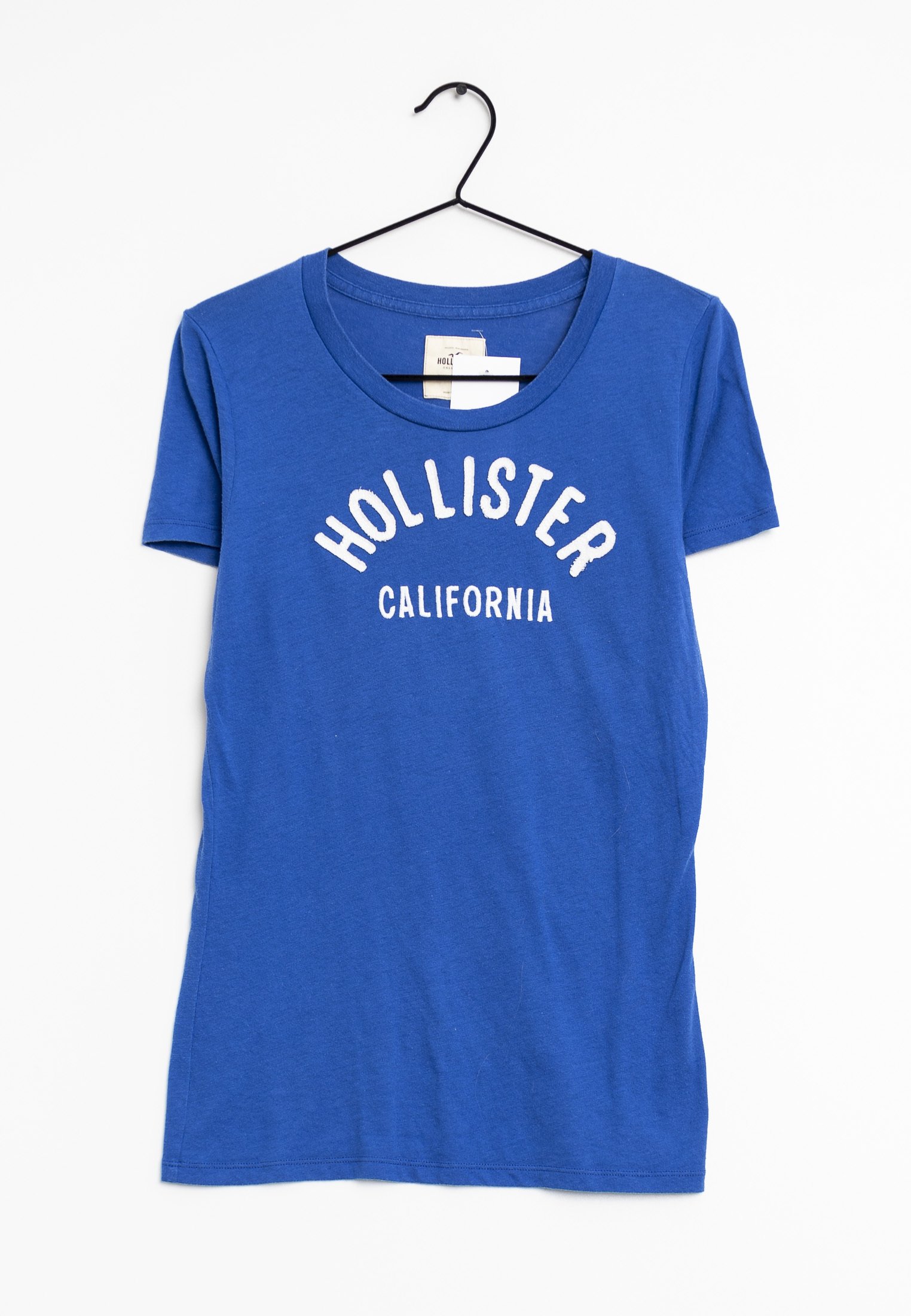 Hollister Print T-shirt blue (Pre-owned)