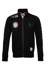 U.S. Polo Assn. Felpa con zip - black