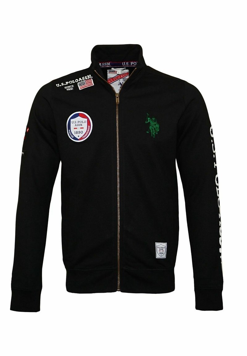 U.S. Polo Assn. Mikina na zip - black
