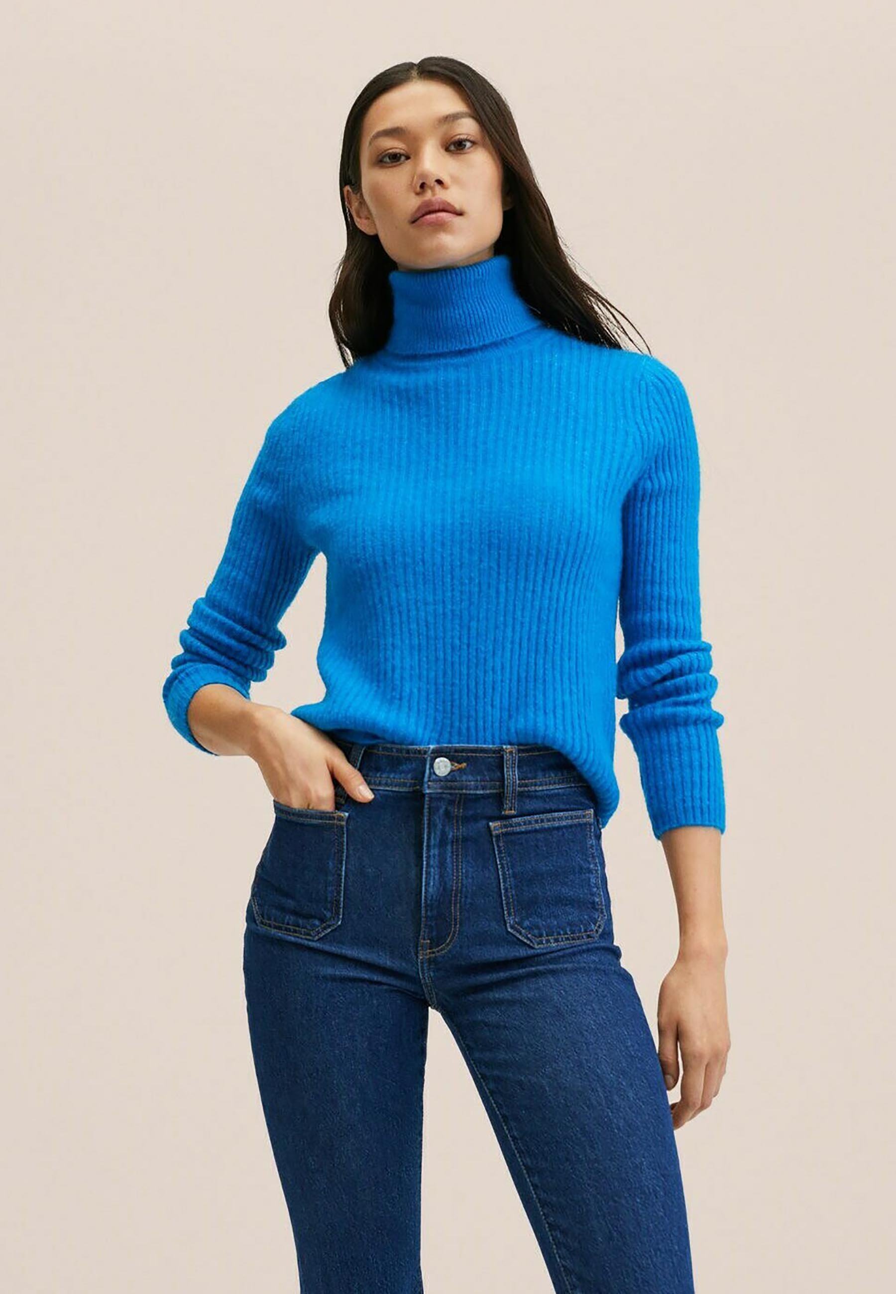 Mango VALEN - Vaqueros bootcut - dark blue/azul marino - Zalando.es