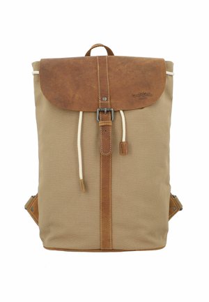 Gusti Leder PAULA L - Tagesrucksack - graubraun