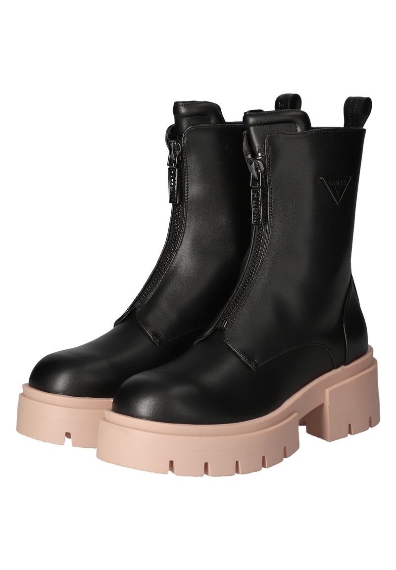 Guess Platform ankle boots rose/black Zalando.ie