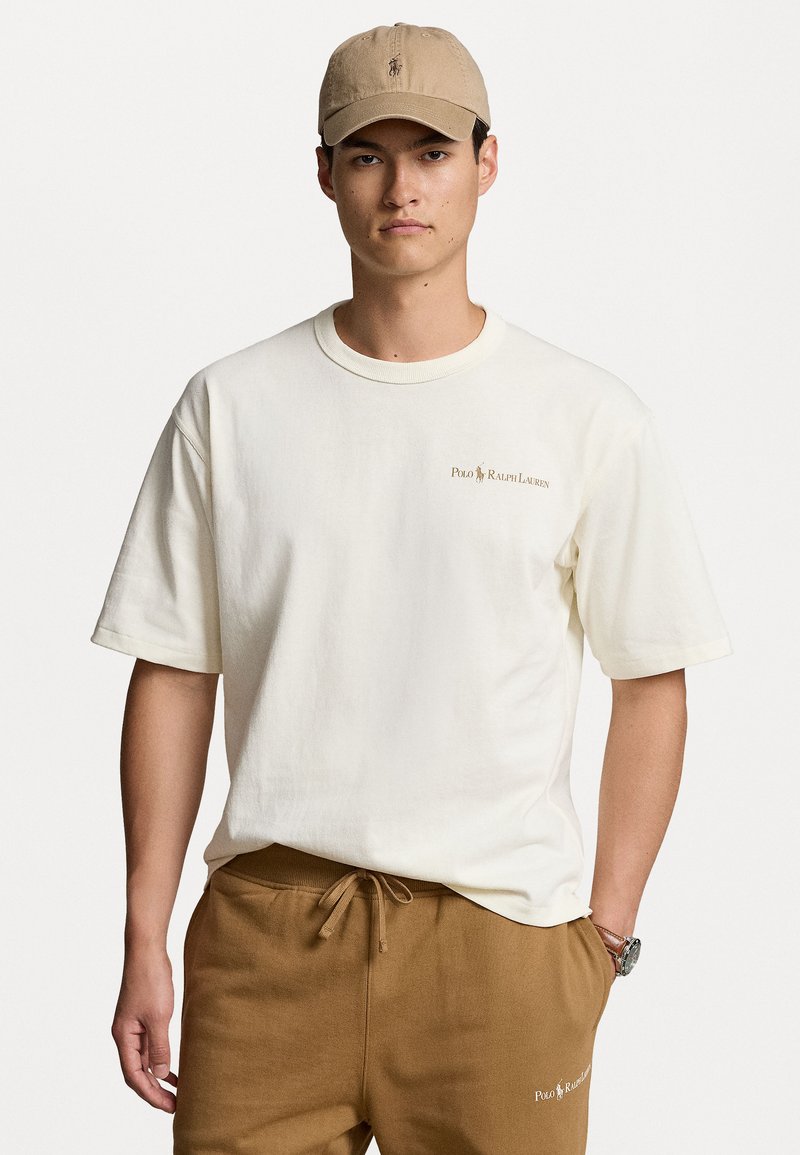 Polo Ralph Lauren RELAXED FIT LOGO JERSEY T-SHIRT - T-shirts - clubhouse cream
