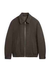 ZIP-UP BOMBER - Jas - dark brown