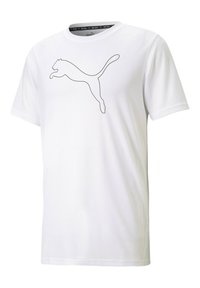 Puma PERFORMANCE CAT TEE - Camiseta deportiva - weiß/blanco - Zalando.es