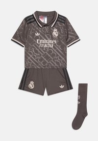 adidas Performance REAL MADRID THIRD MINIKIT UNISEX SET - Klupska odjeća - charcoal