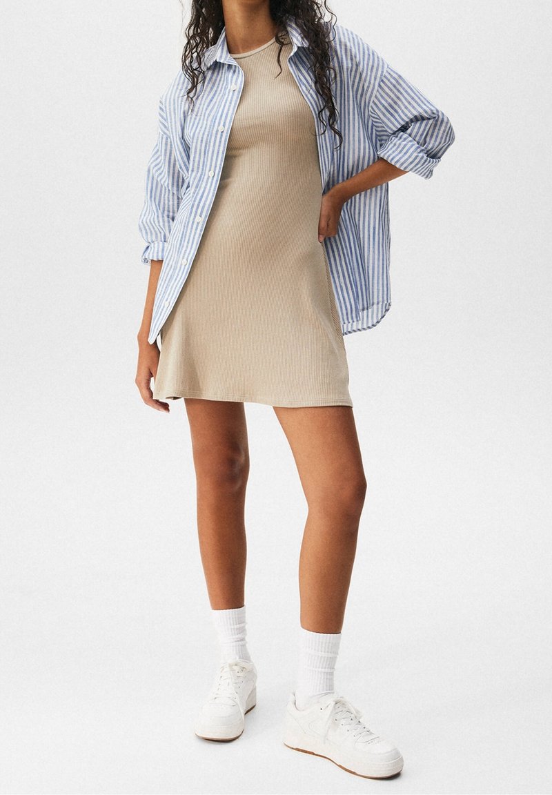 Robe Naf Naf Deux Pièces Avec Top Superposé - Taille 34 Noire, Neuf Avec étiquettes