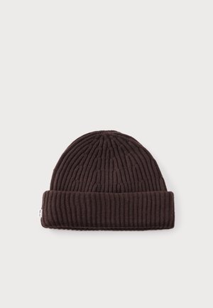 NN.07, UNISEX - Плетена шапка - dark brown