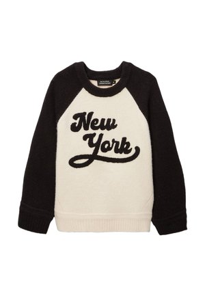 À INSCRIPTION CONTENANT - Pullover - noir