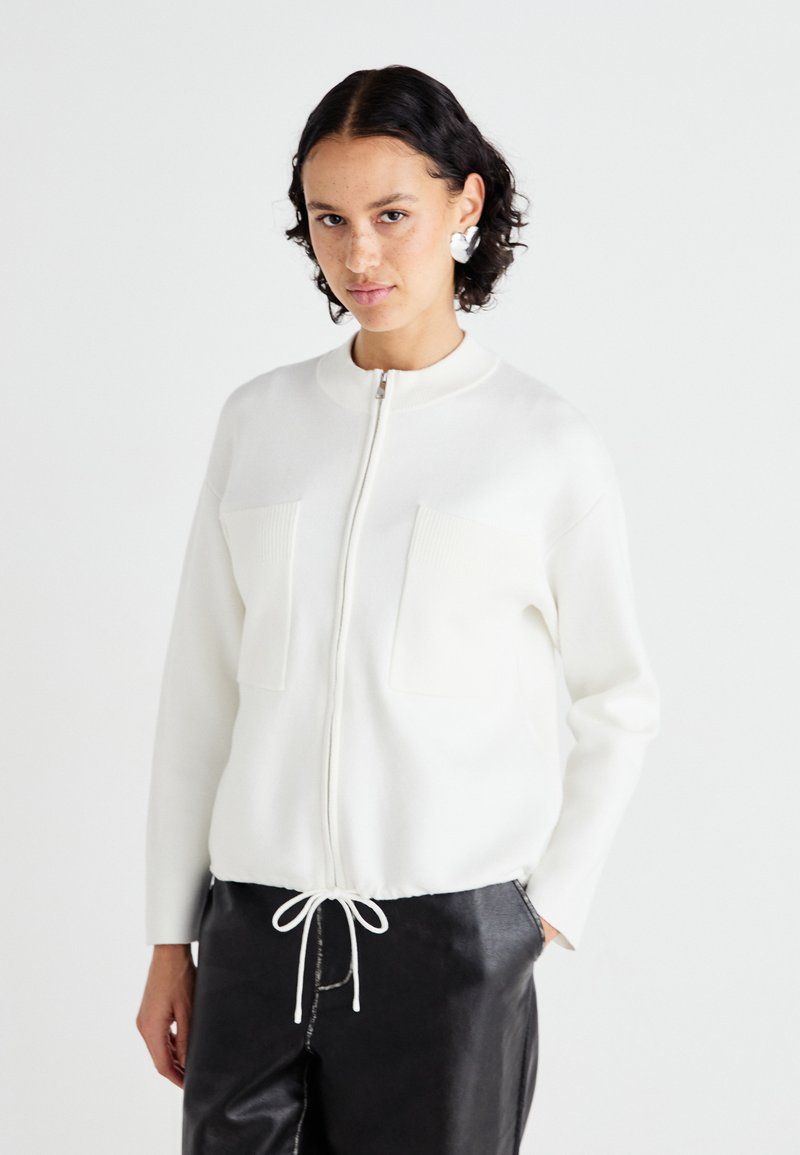 PARFOIS CARDIGAN ESSENTIALS - Cardigan - off white