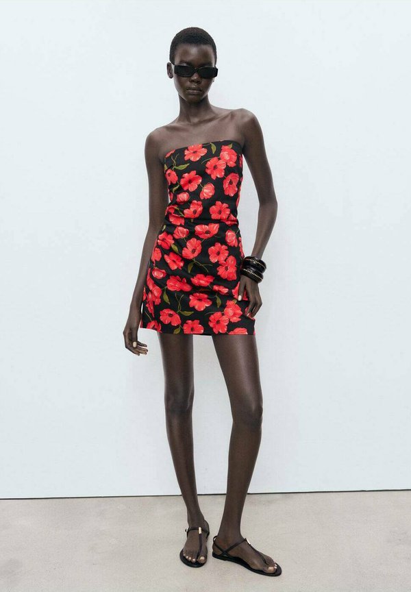 STRAPLESS FLORAL  - Day dress