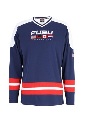 FUBU CORPORATE HOCKEY  - Long sleeved top - navy white