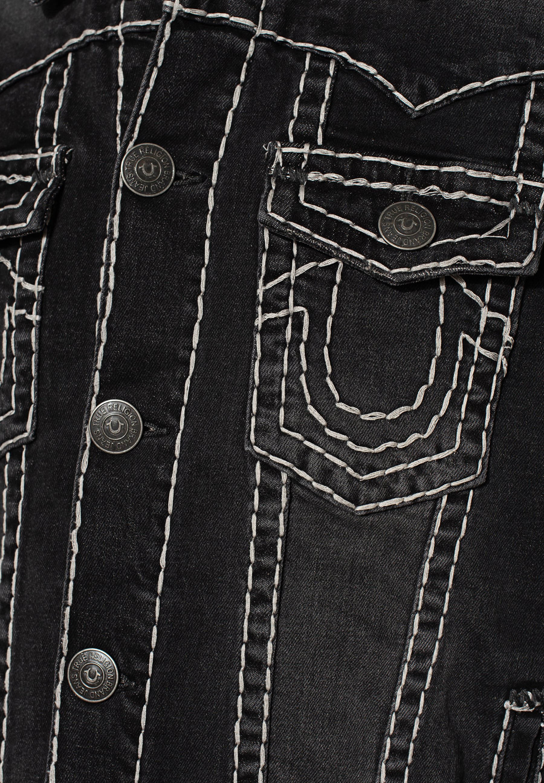 Denim jacket - dark asphalt grey/grey 