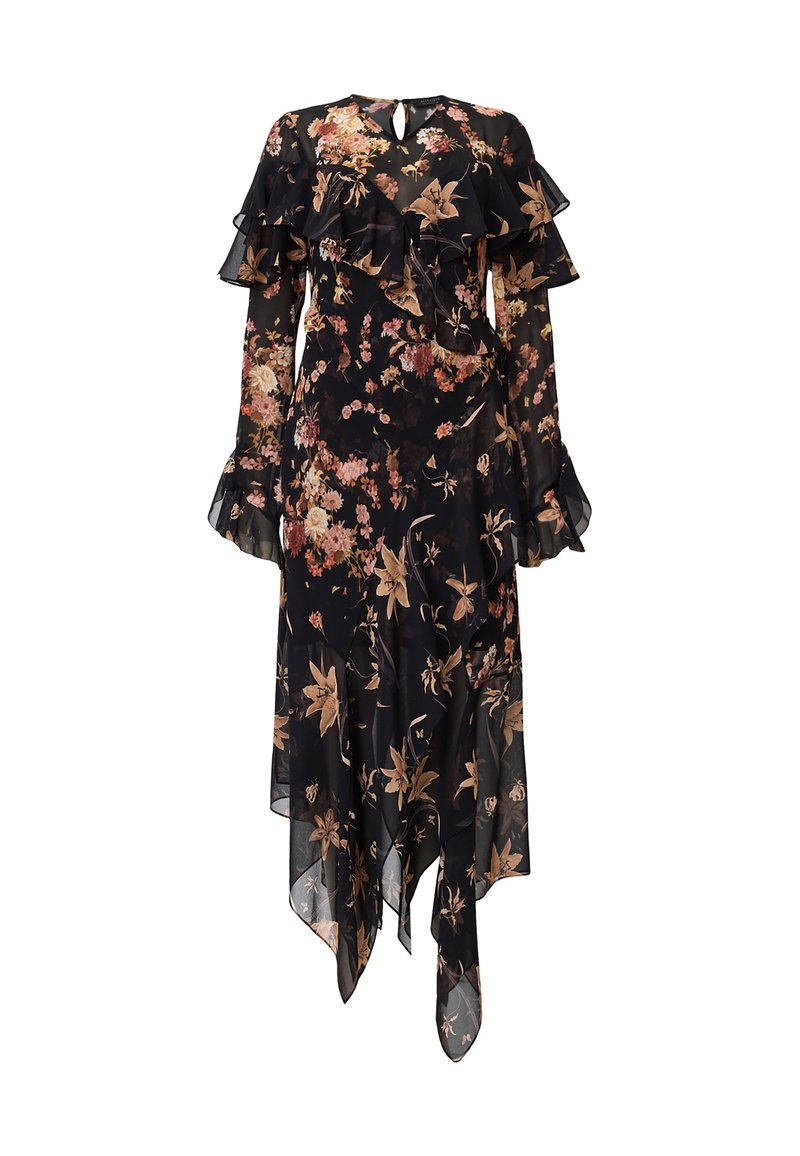 AllSaints Maxi-jurk zwart