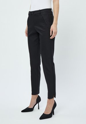 MIDAYA PANTS 7/8 - Hlače chino - black