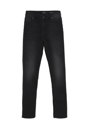 Slim fit jeans - used black denim