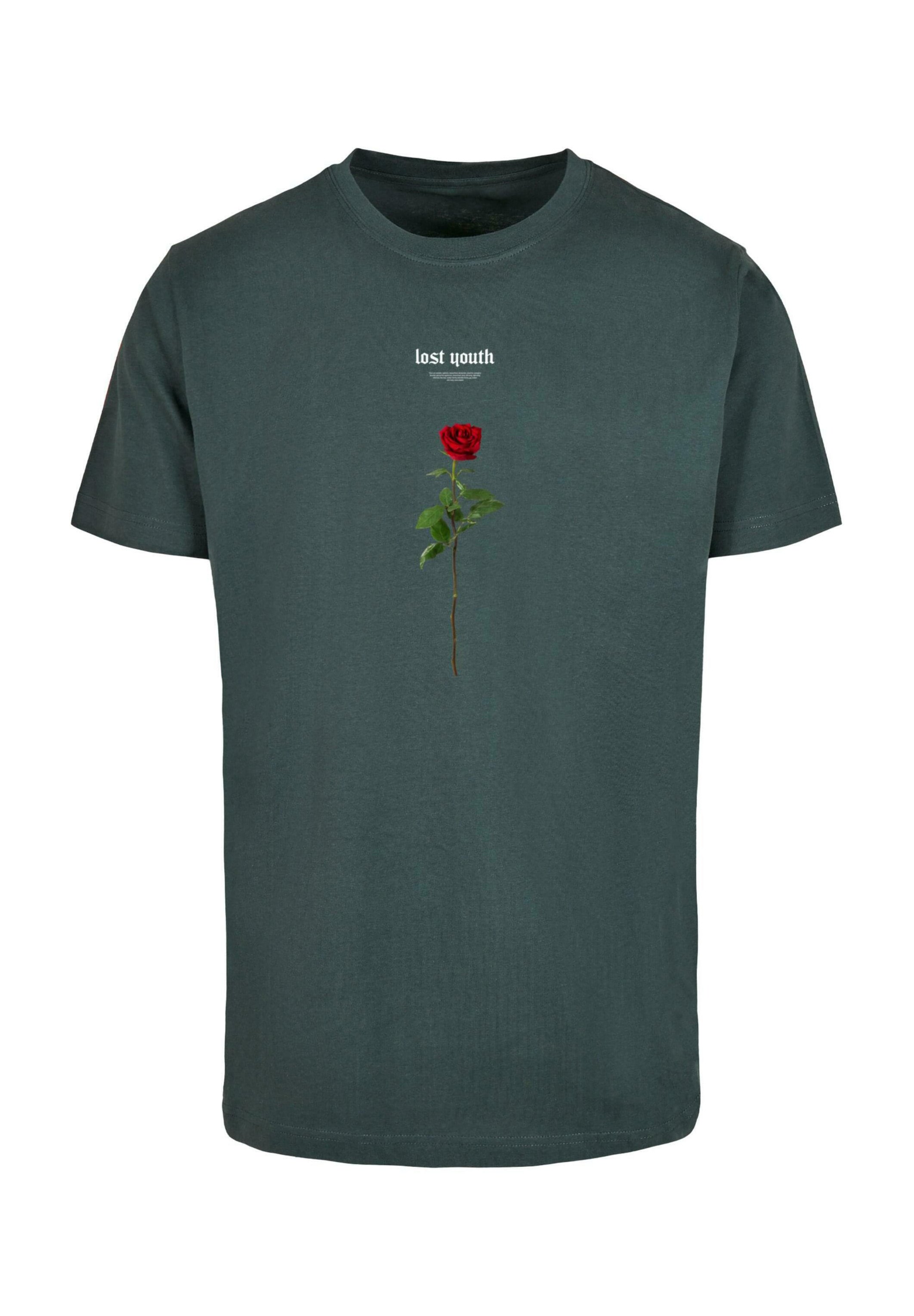 Mister Tee Herren T-Shirt 'Lost Youth Rose' – Lässig, Aus Baumwolle