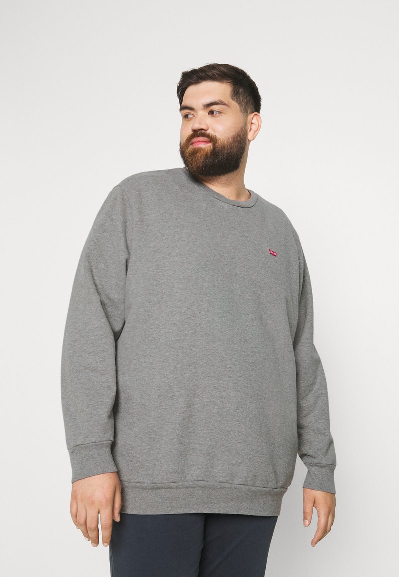 Levi's® Plus ORIGINAL CREW - Camisola - chisel grey heather
