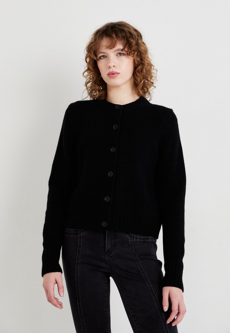 GAP CASHSOFT CREW CARDI - Kardiganas - black
