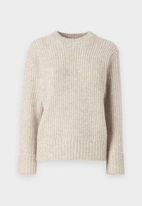 JDYSILJA O NECK  - Strickpullover - oatmeal