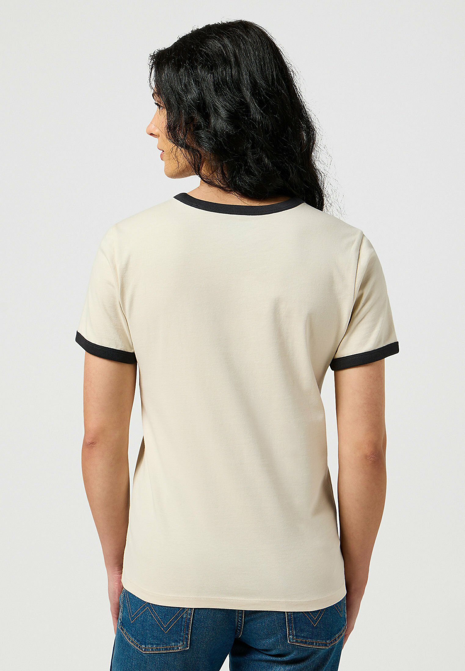 BADBLOOD ♥ Workshop Shield Print Ringer T-Shirt Badblood [w-tee25-096] Workshop Shield Print Ringer T-Shirt