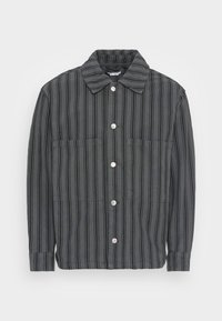 BRYANT STRIPED - Casaco de ganga - dark grey