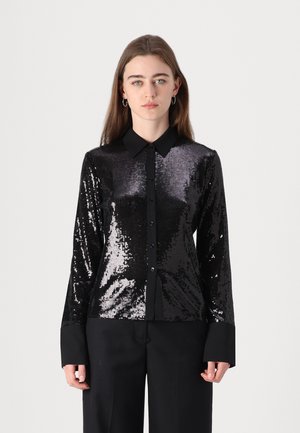 ELLANA - Gombos blúz - black
