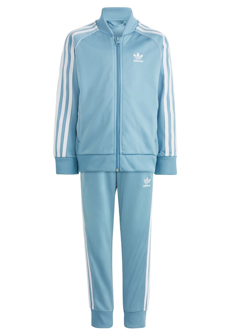 sky blue adidas tracksuit