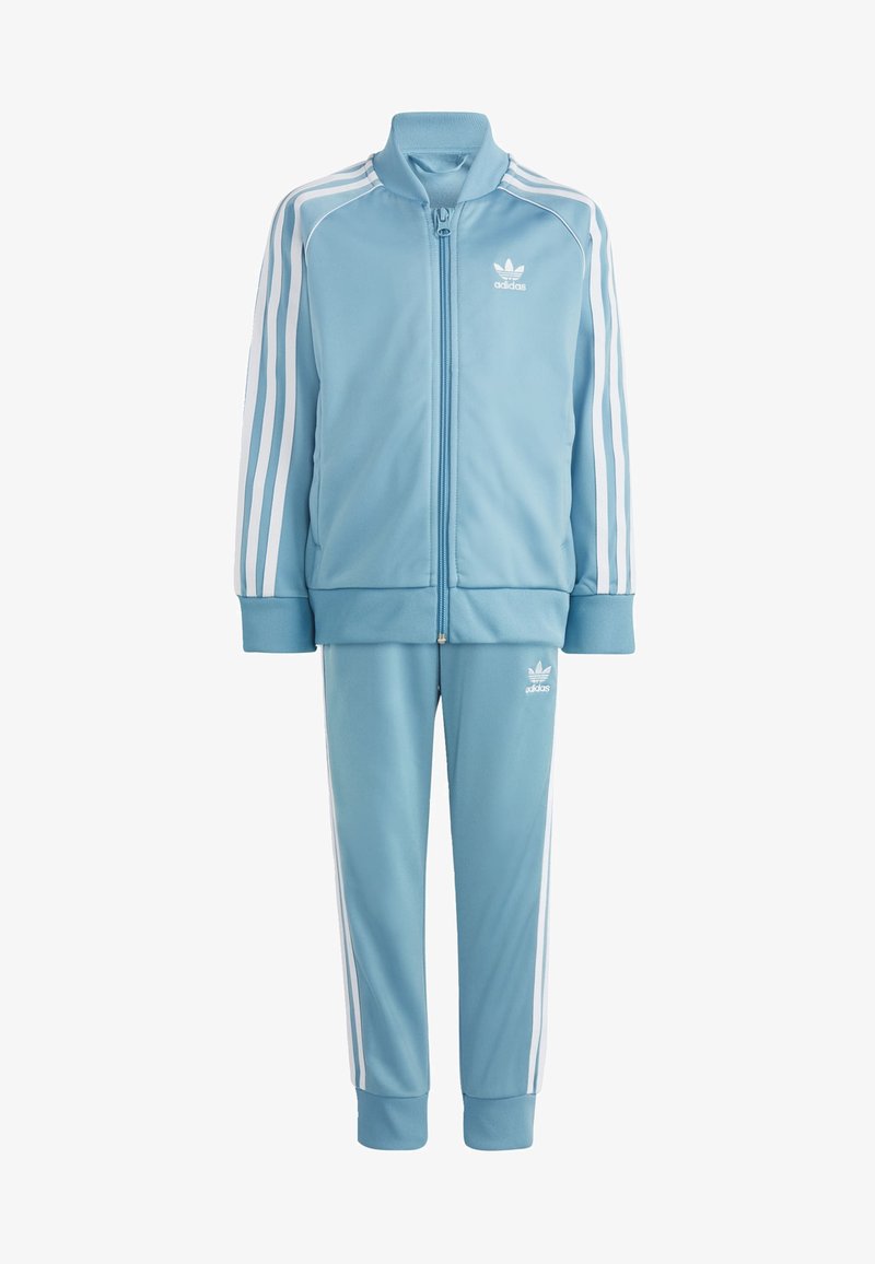 sky blue adidas tracksuit