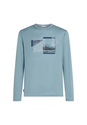 icebreaker, M MER 150 TECH LITE LS TEE PEAK BAL - Top s dlouhým rukávem - flint blue