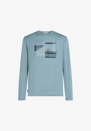 icebreaker, M MER 150 TECH LITE LS TEE PEAK BAL - Top s dlouhým rukávem - flint blue