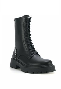 Nine West SALLEZ - Stivaletti stringati - black
