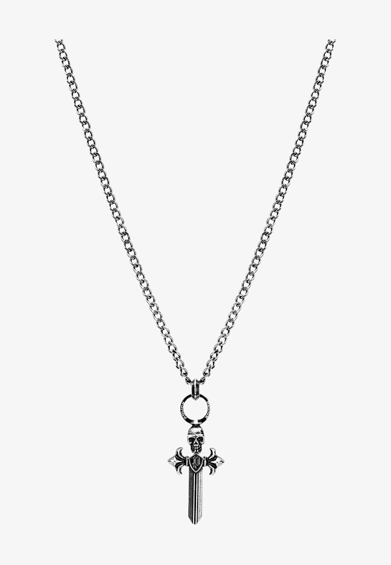 Police Halsband - silber