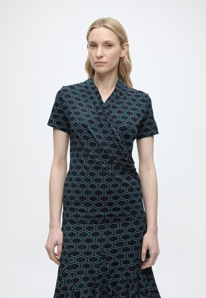 ANDIATA FIFI TOP - Palaidinė - monogram teal/navy