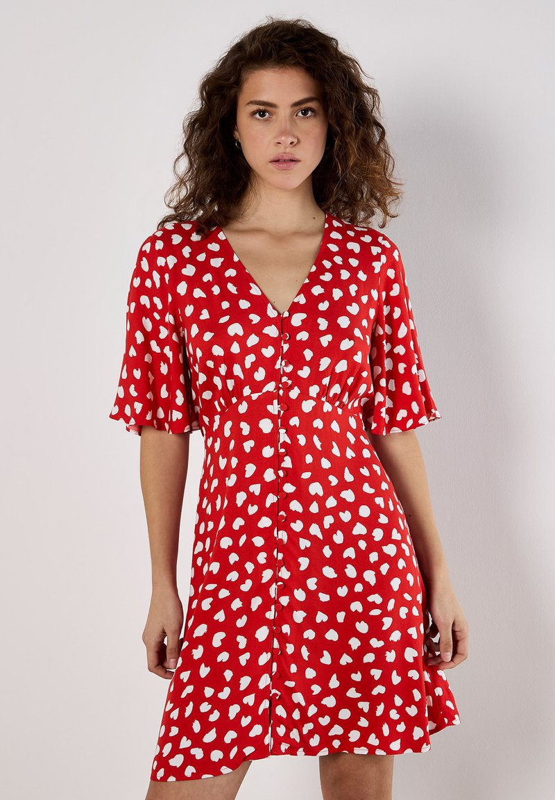 Apricot HEARTS    - Robe de jour - red