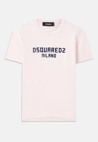 JUST RIGHT TEE - T-shirt con stampa - pink/dark navy