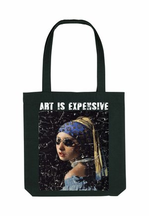 EXPENSIVE JEUNE FILLE PRINT - Cabas - black