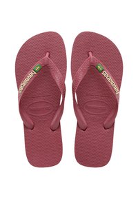 Havaianas - BRASIL LOGO UNISEX - Pool shoes - amaranth Thumbnail Image 1