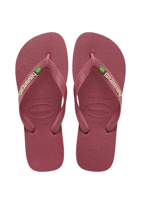 BRASIL LOGO UNISEX - Pool shoes - amaranth