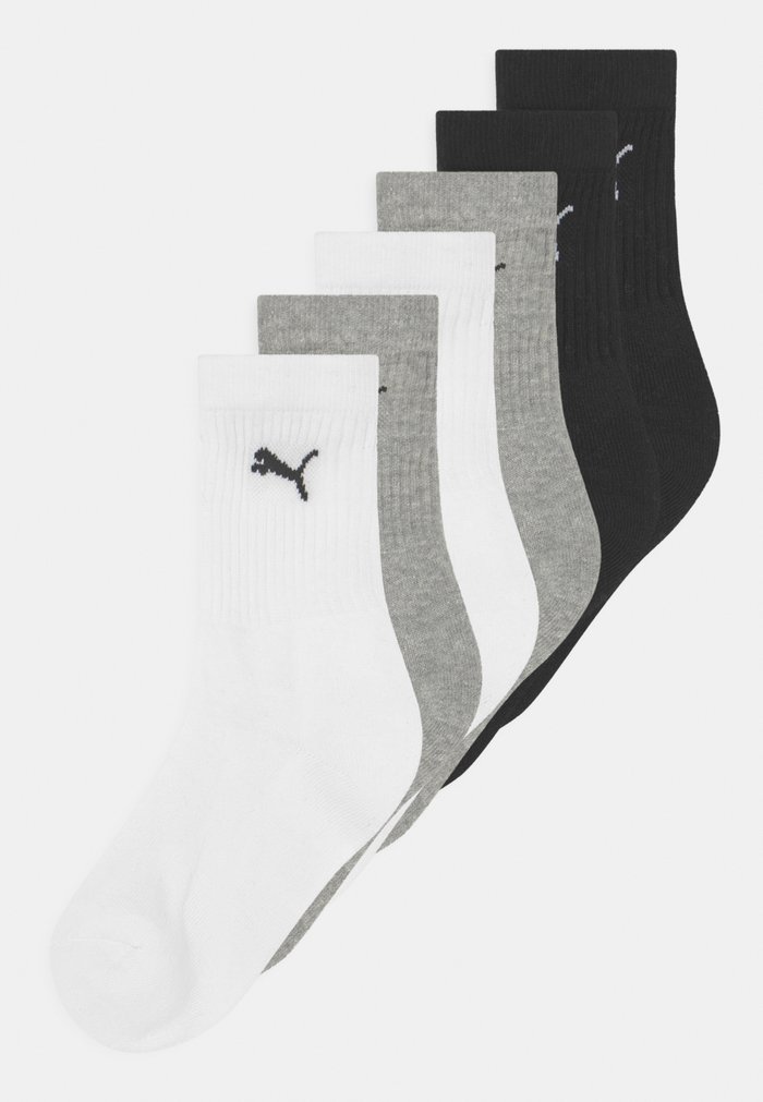 PUMA JUNIOR CREW 6 PACK UNISEX - Calcetines - white/grey/black