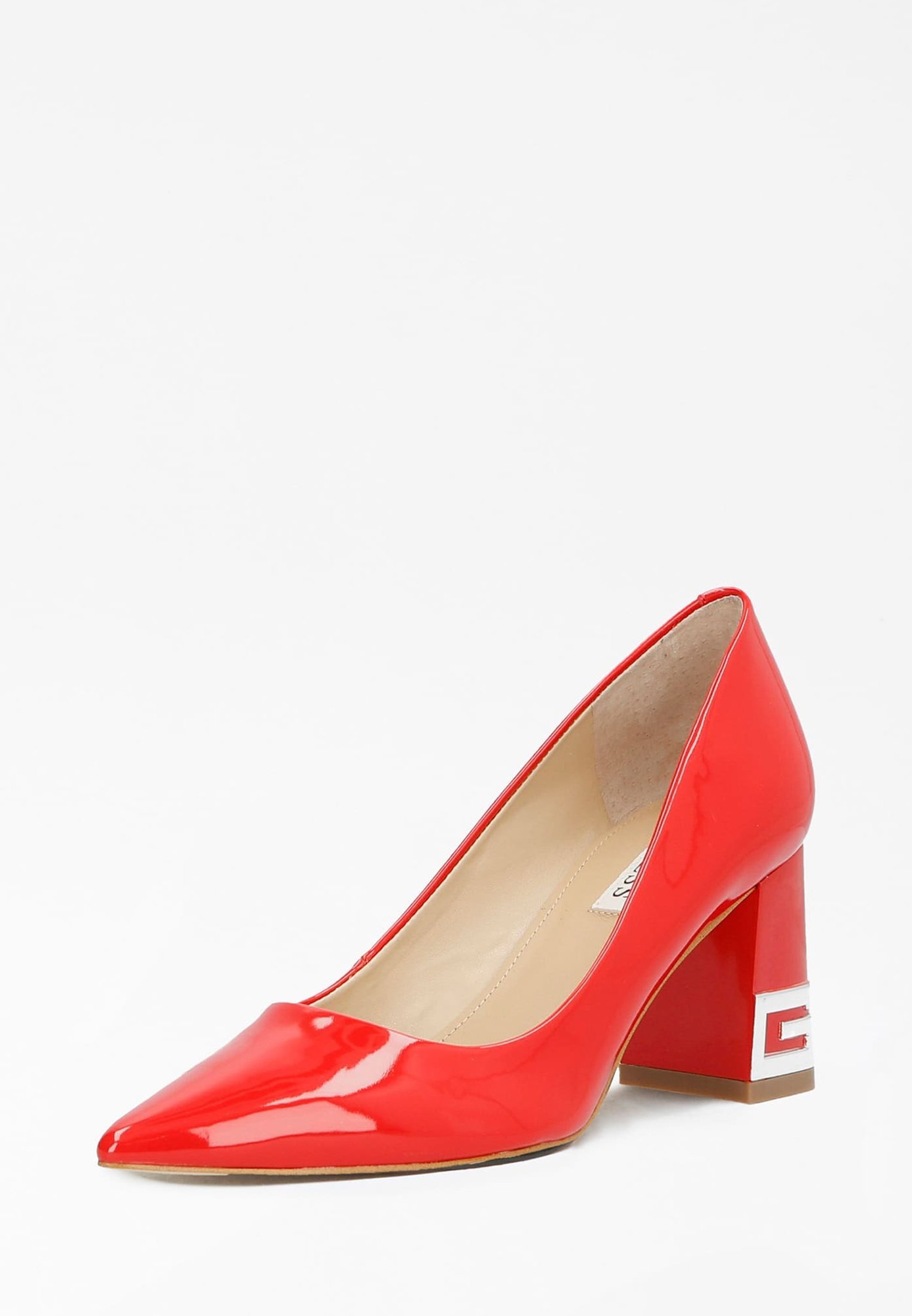 Guess ZADER LOGO SCHRIFTZUG - Klassieke pumps - rot/Rood - Zalando.be