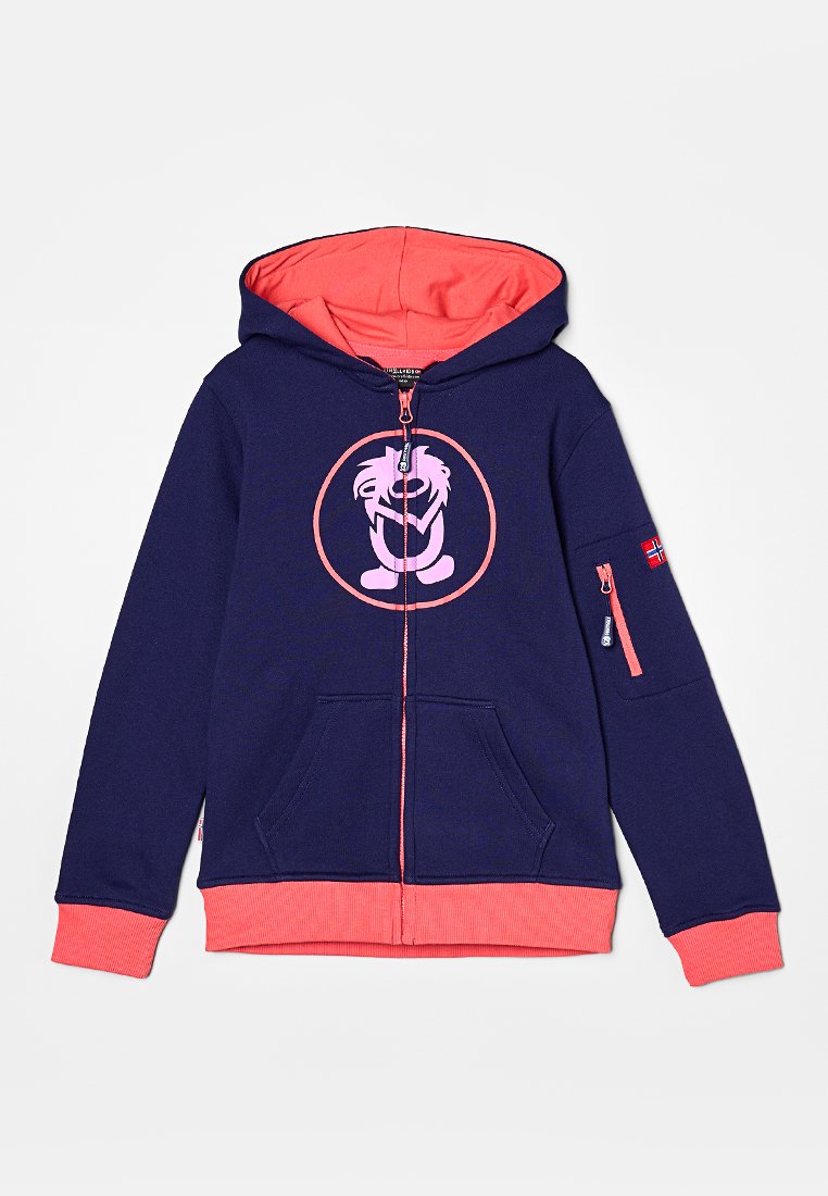 Trollkids Sweater met rits paars Trollkids Sweater met rits paars