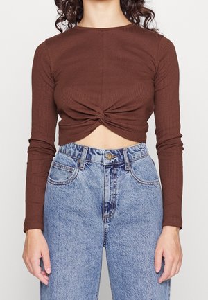 Maglietta a manica lunga - brown