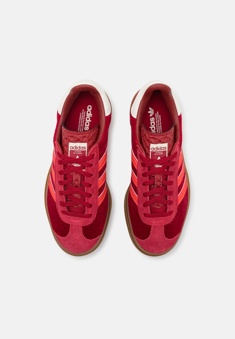 adidas Originals GAZELLE BOLD - Trainers - team victory red/preloved  yellow/off-white/red - Zalando.co.uk