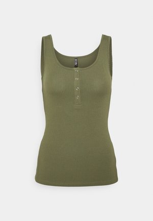 PCKITTE TANK NOOS - Top - deep lichen green