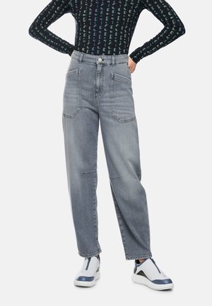 Marc Cain, MARC CAIN JEANS RUMA - Jeans Relaxed Fit - platinum grey