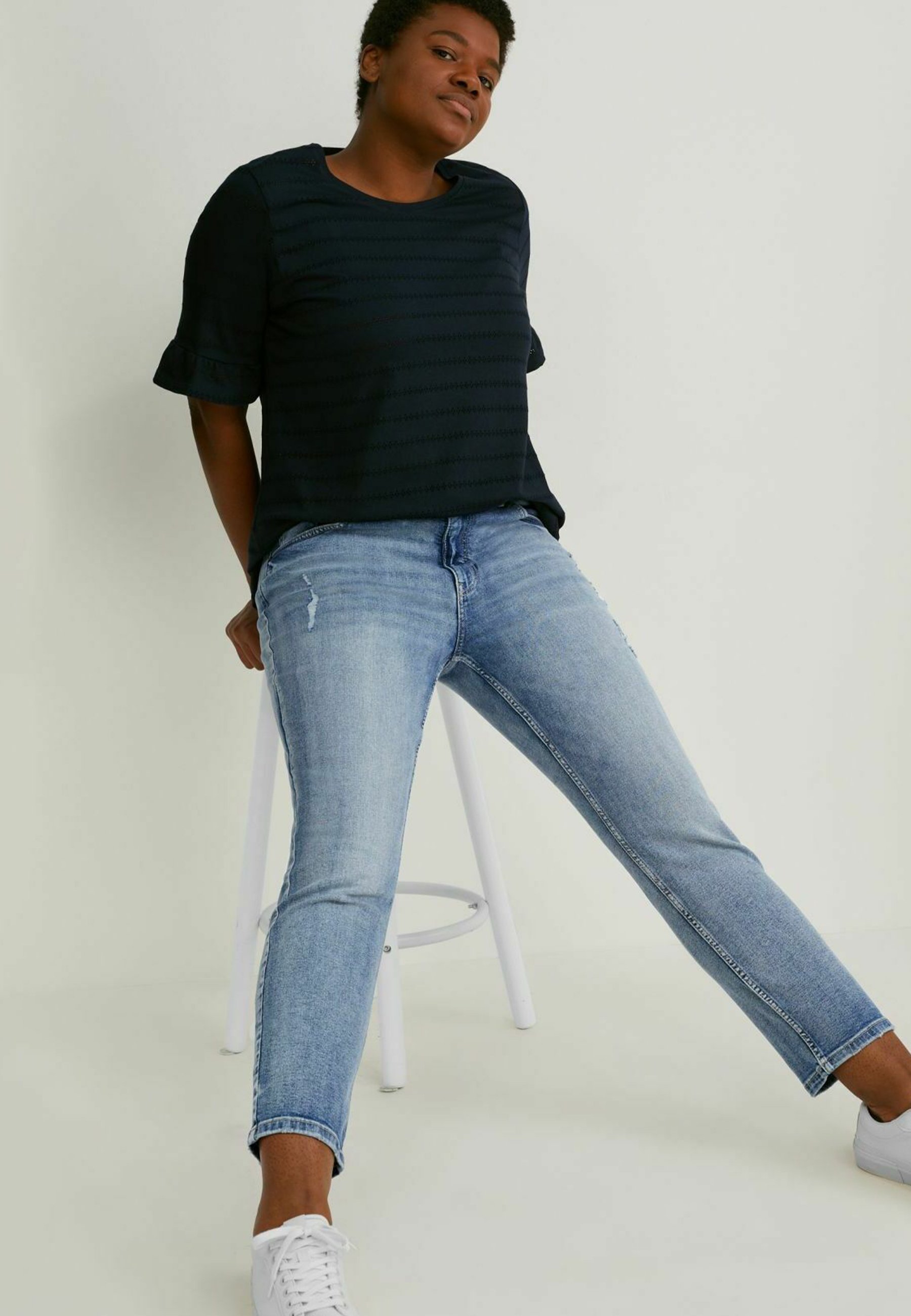C\u0026A Slim fit jeans - denim blue/blue 