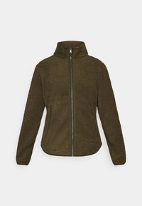 HIGH CURL - Fleece jacket - obsidian moss