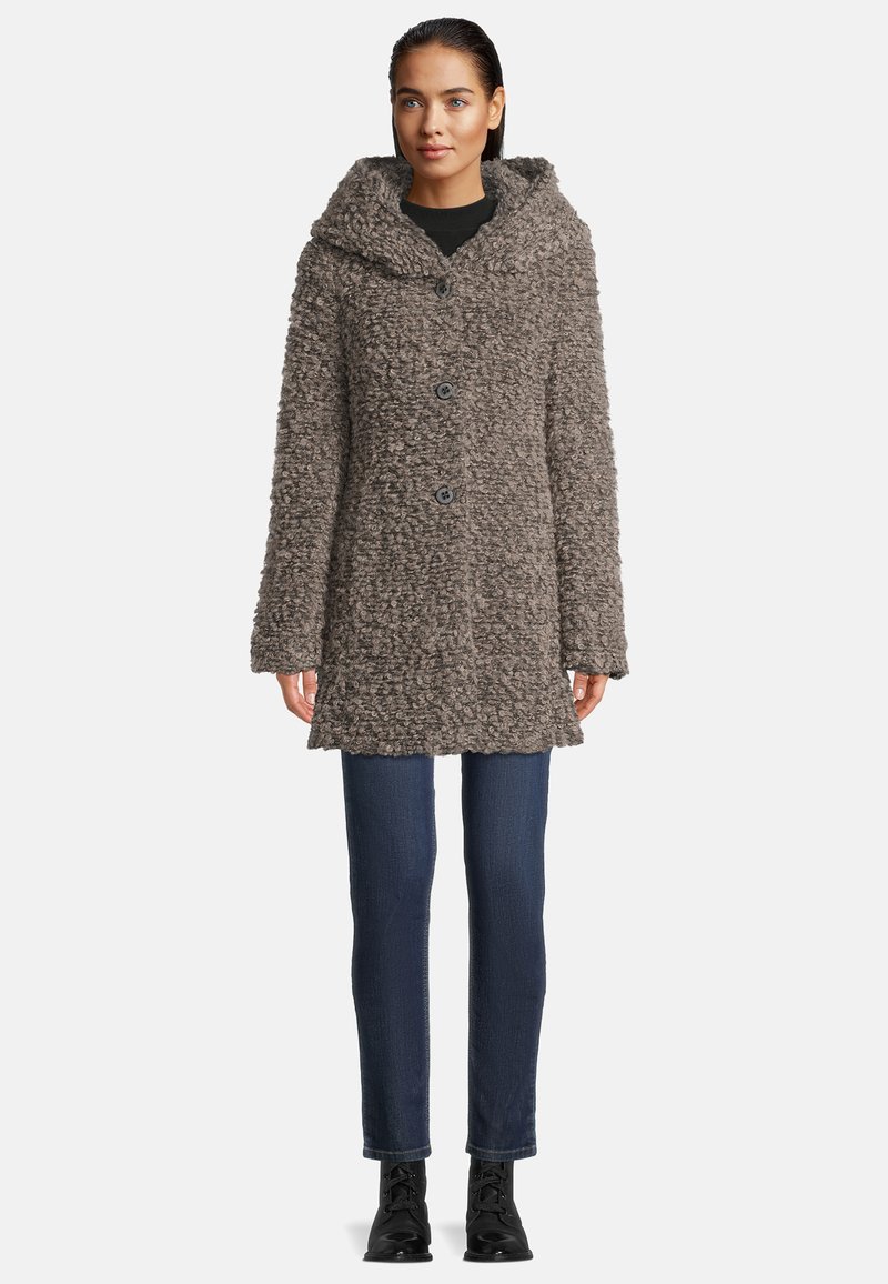 Damen Parkas | Amber & June Kurzmantel light brown/hellbraun - NZ69385 Damen Parkas | Amber & June Kurzmantel light brown/hellbraun - NZ69385