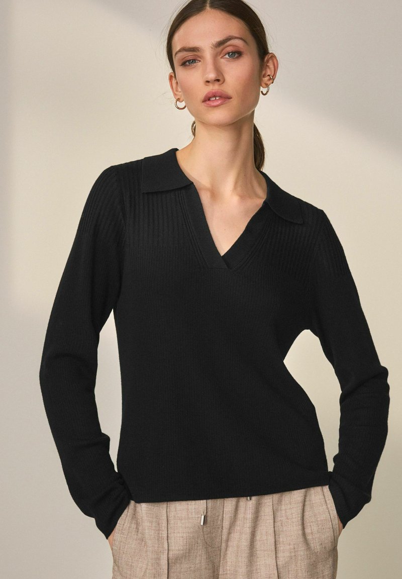 Next Långärmad tröja - black